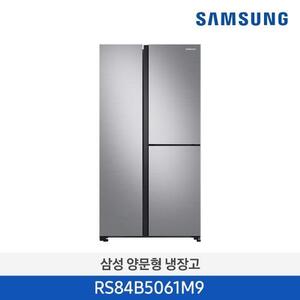 [렌탈]60개월 기준 월 33,600원 [삼성전자] 3도어 양문형 냉장고 RS84B5061M9
