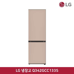 [렌탈]60개월 기준 30,400원 LG 냉장고 상냉장 하냉동 344L 클레이 브라운 (Q342GCC133S)